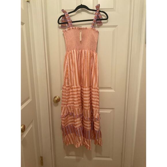 ANTHROPOLOGIE DOLAN CAROLINE TIERED MAXI SMOCKED STRIPPED DRESS SZ SM $298 MSRP - Picture 11 of 15